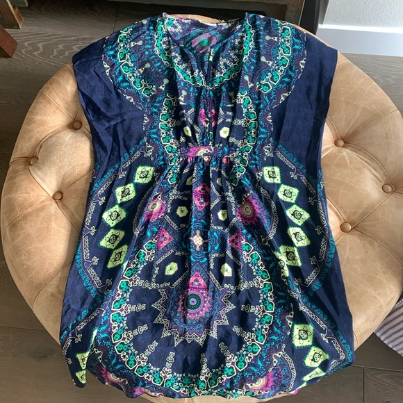 Maeve Silk Dress Size M - Picture 2 of 9